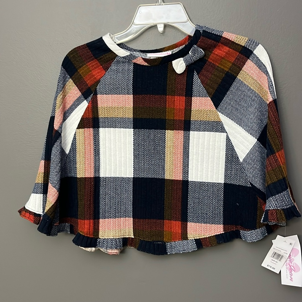 Bonnie Jean Girl's Cape/Poncho - Size 6-8